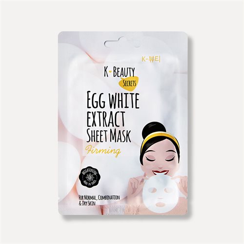 K Beauty Secrets Egg White Sheet Mask